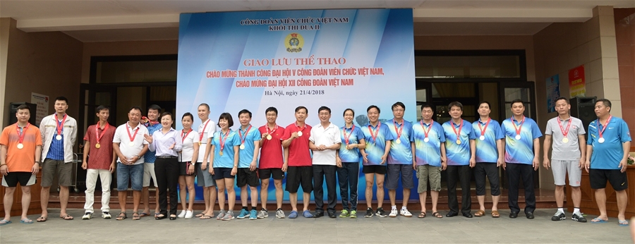 Giao lưu thể thao Công đoàn Khối thi đua II: Công đoàn KTNN giành 4 giải Nhất
